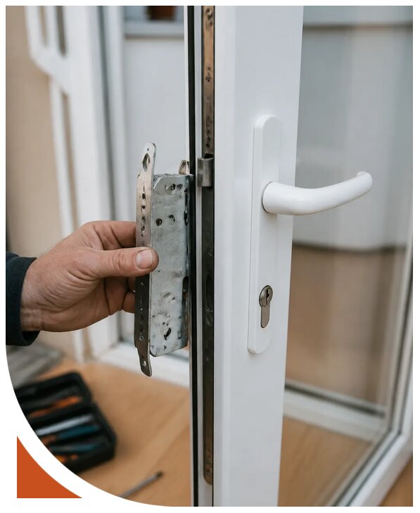 Ремонт замка пластиковой двери в Братске от 2551 р. | Разлок-Брт
